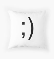 210x230 winky face throw pillows redbubble - Winky Face Drawing