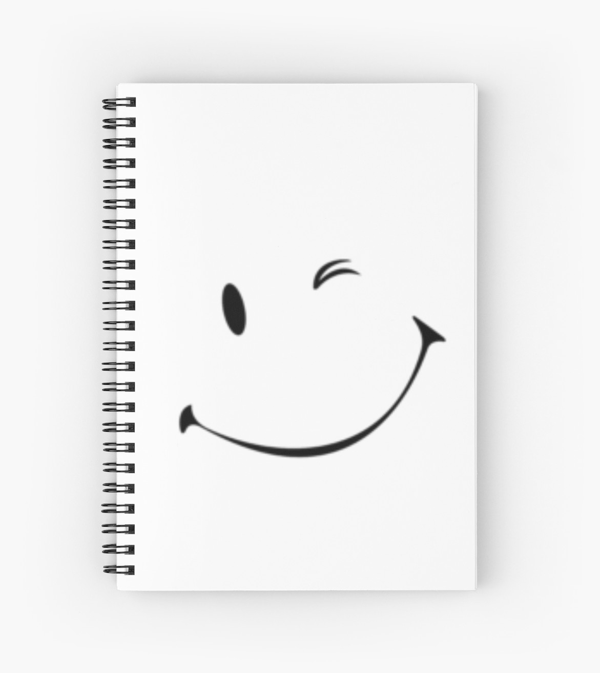 1171x1313 Winky Face Spiral Notebooks - Winky Face Drawing