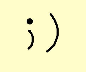 300x250 Winky Face Drawing - Winky Face Drawing