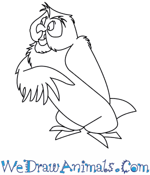 300x350 How To Draw Owl From Winnie The Pooh - Winnie Drawing