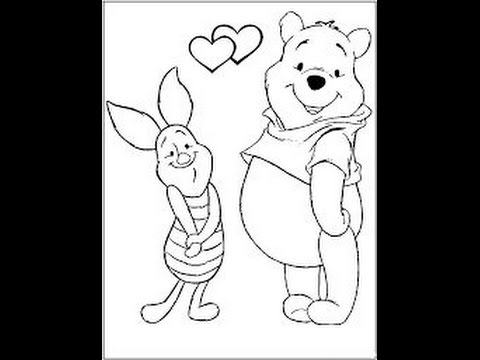480x360 How To Draw Winnie The Pooh Character Piglet - Winnie Drawing