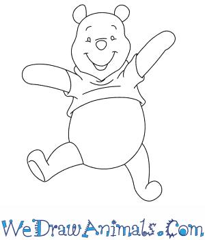 300x350 How To Draw Winnie The Pooh - Winnie Drawing