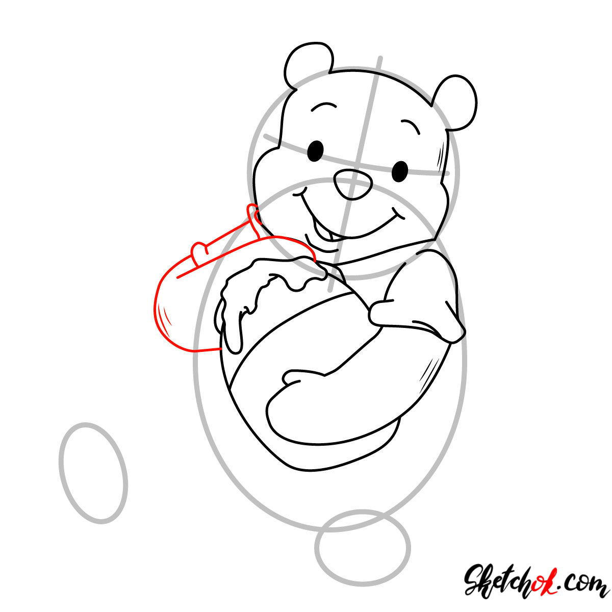 1200x1200 How To Draw Winnie The Pooh Eating Honey - Winnie Drawing
