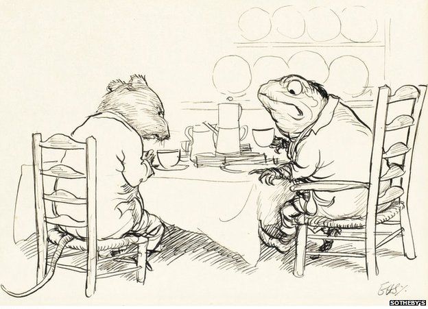 624x451 Sotheby's Auctions Unpublished Winnie The Pooh Drawing - Winnie Pooh Drawing