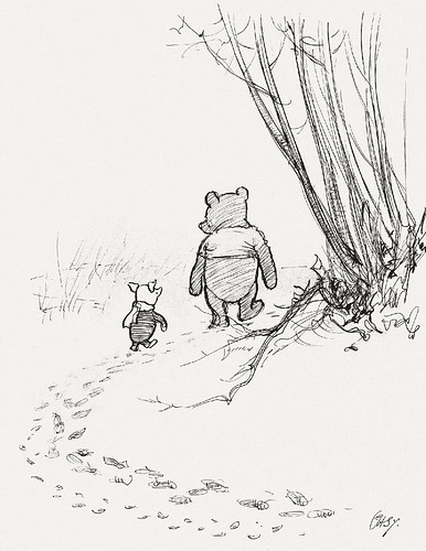 386x500 Bibliodyssey Original Winnie The Pooh Drawings - Winnie Pooh Drawing