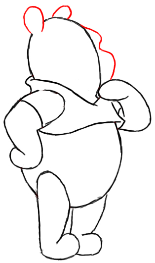 314x531 How To Draw Winnie The Pooh - Winnie Pooh Drawing