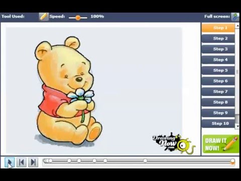 480x360 How To Draw Baby Winnie The Pooh - Winnie The Pooh Drawings