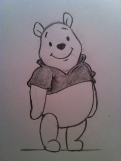 240x320 How To Draw Winnie The Pooh Feltmagnet - Winnie The Pooh Drawings