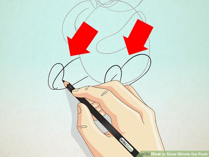 728x546 How To Draw Winnie The Pooh Steps - Winnie The Pooh Drawings