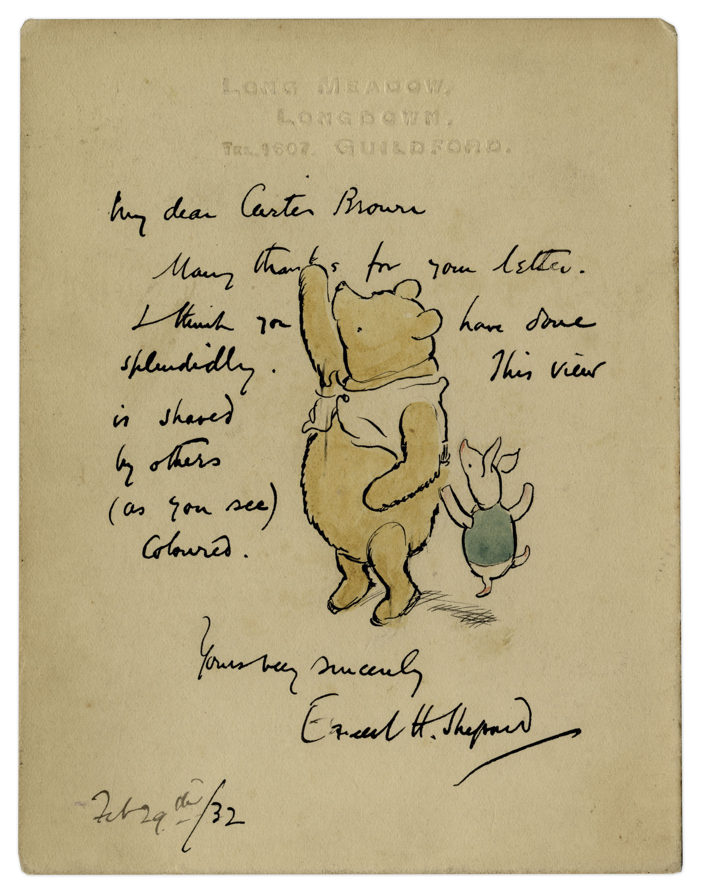 2400x3061 Sell Your E H Ernest Shepard Winnie The Pooh Drawings Sketches - Winnie The Pooh Drawings