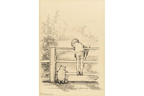 600x402 Sotheby's Winnie The Pooh Drawing Expected To Reach - Winnie The Pooh Drawings