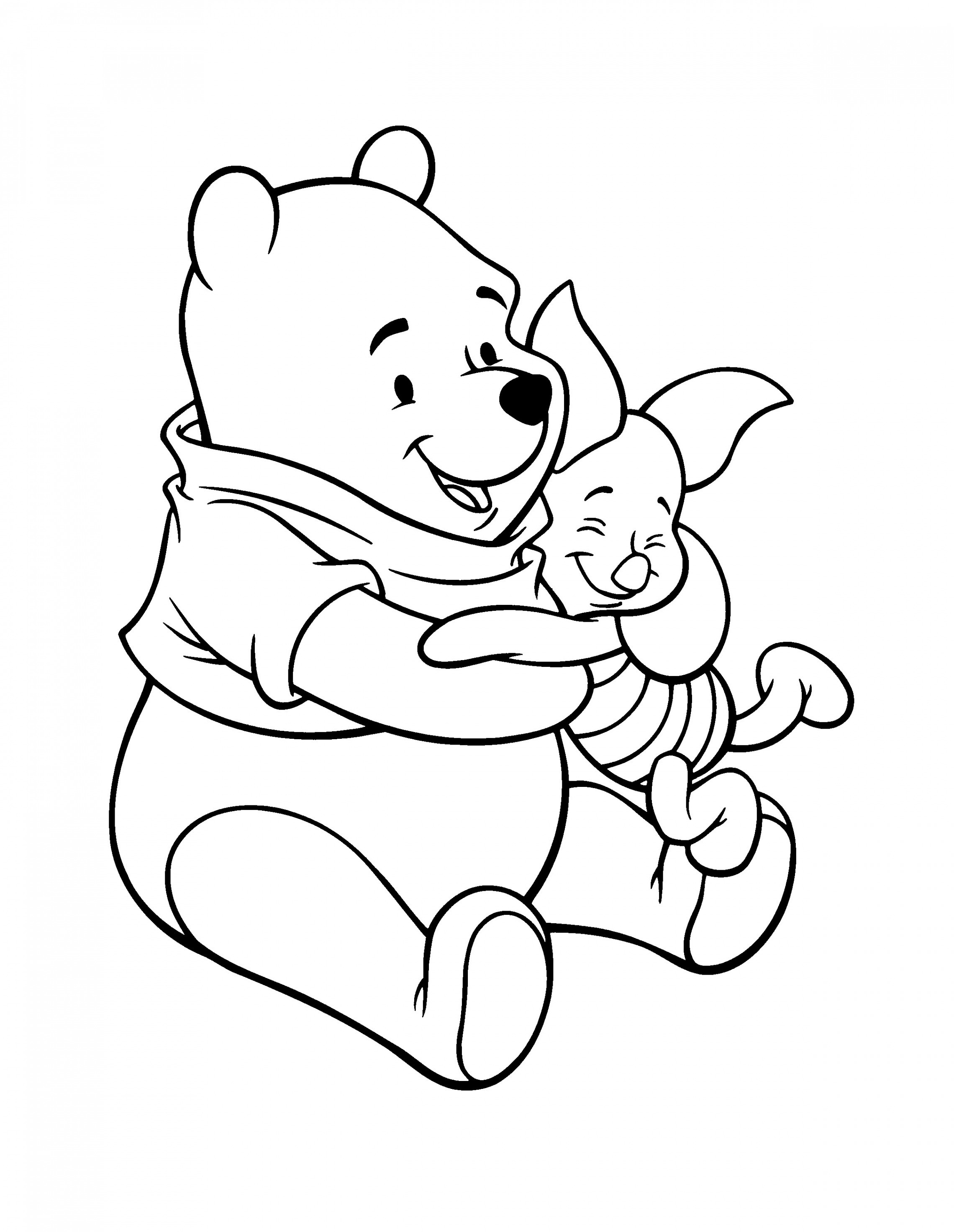 Winnie The Pooh Line Drawing at PaintingValley.com ...