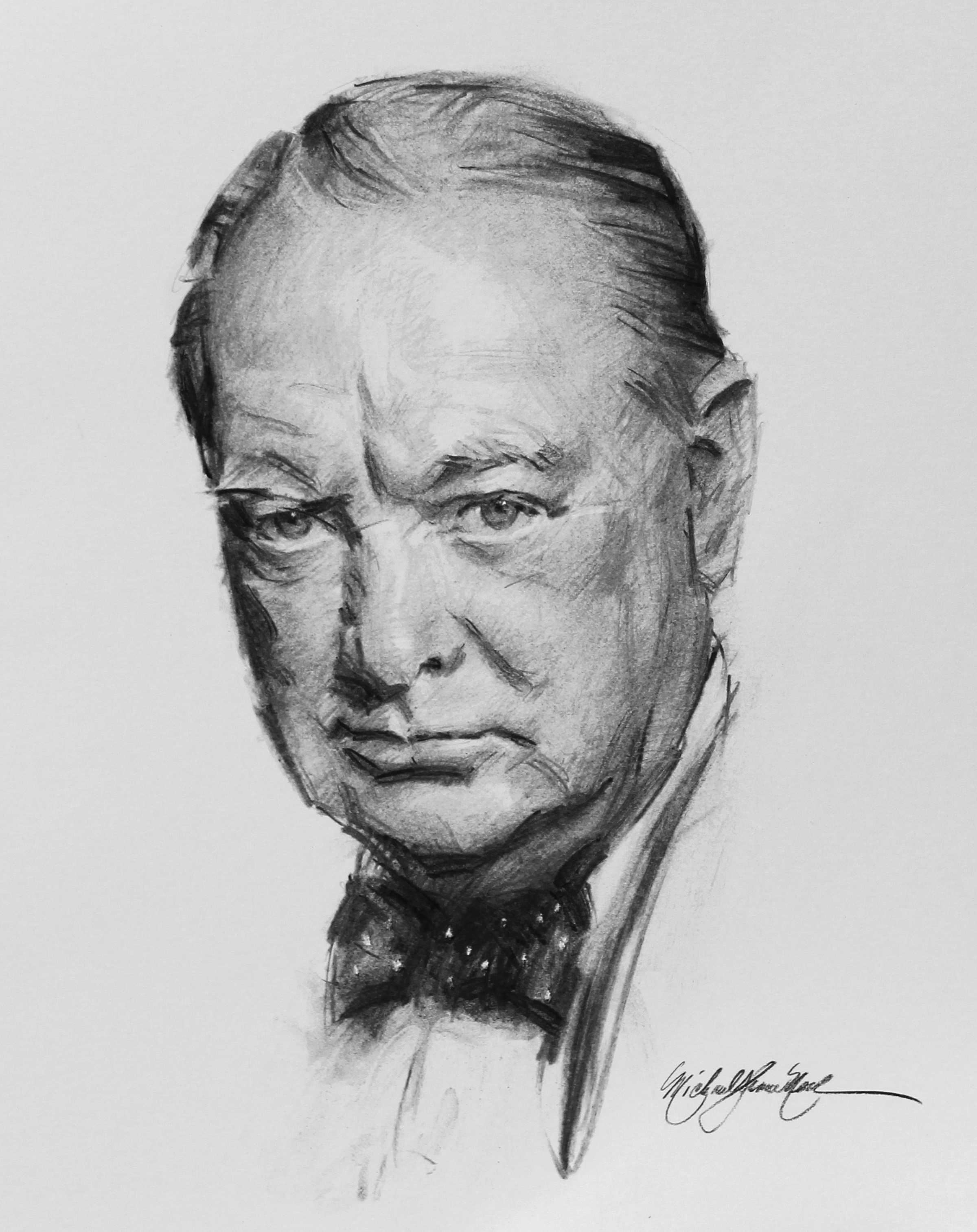 2400x3028 sir winston churchill - Winston Churchill Drawing