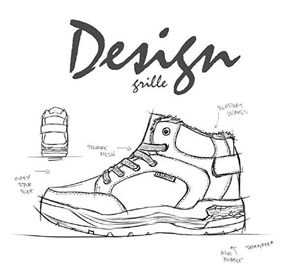 575x557 gogoxm men winter snow boots warm sneaker outdoor sports antiskid - Winter Boots Drawing