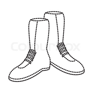 320x320 boots winter sport wear shoes vector stock vector colourbox - Winter Boots Drawing