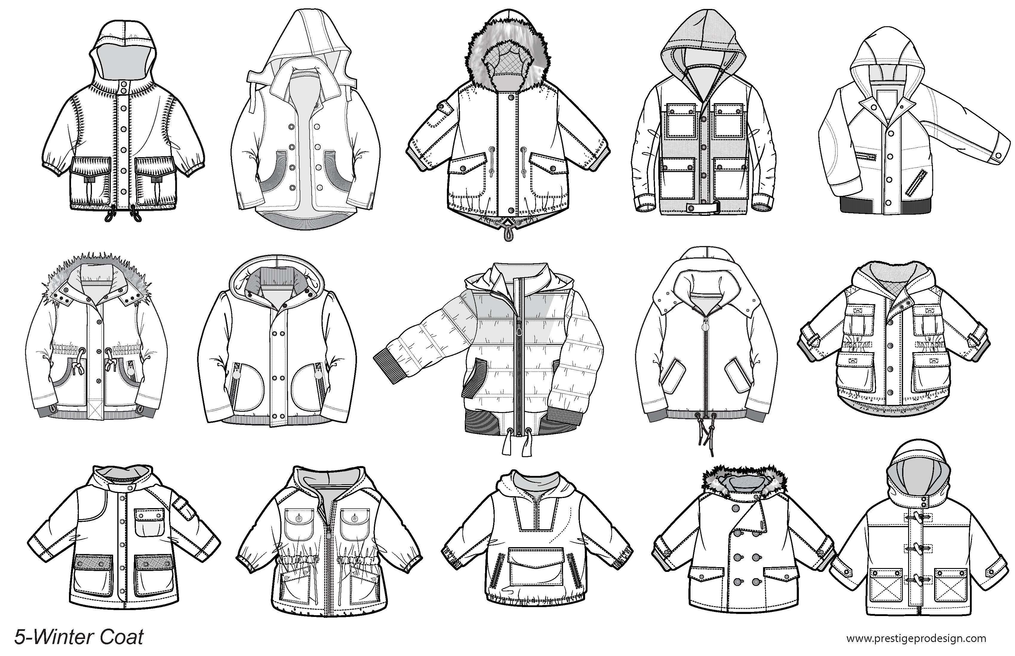 3400x2200 winter coat! fashion sketching pattern making - Winter Coat Drawing