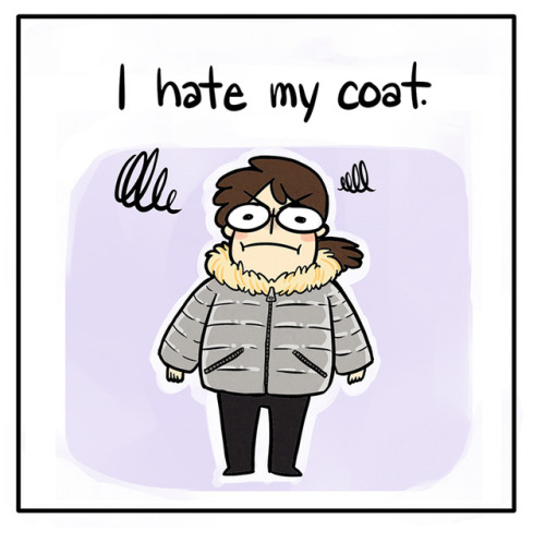 500x498 the winter coat tumblr - Winter Coat Drawing