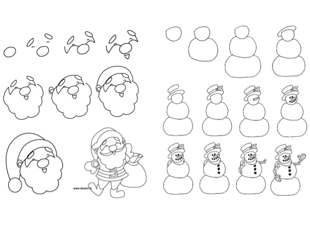 638x479 Winter Drawing Best Drawing Skill - Winter Drawing