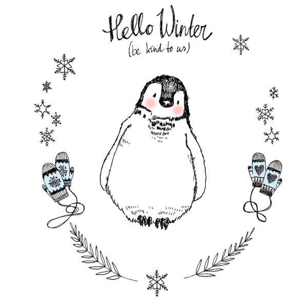 600x600 hello winter bullet journal xmas drawing, winter drawings - Winter Drawing