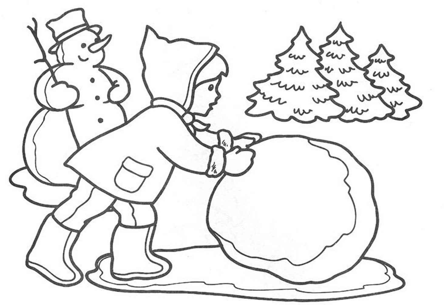 Winter Drawing For Kids at Explore collection of