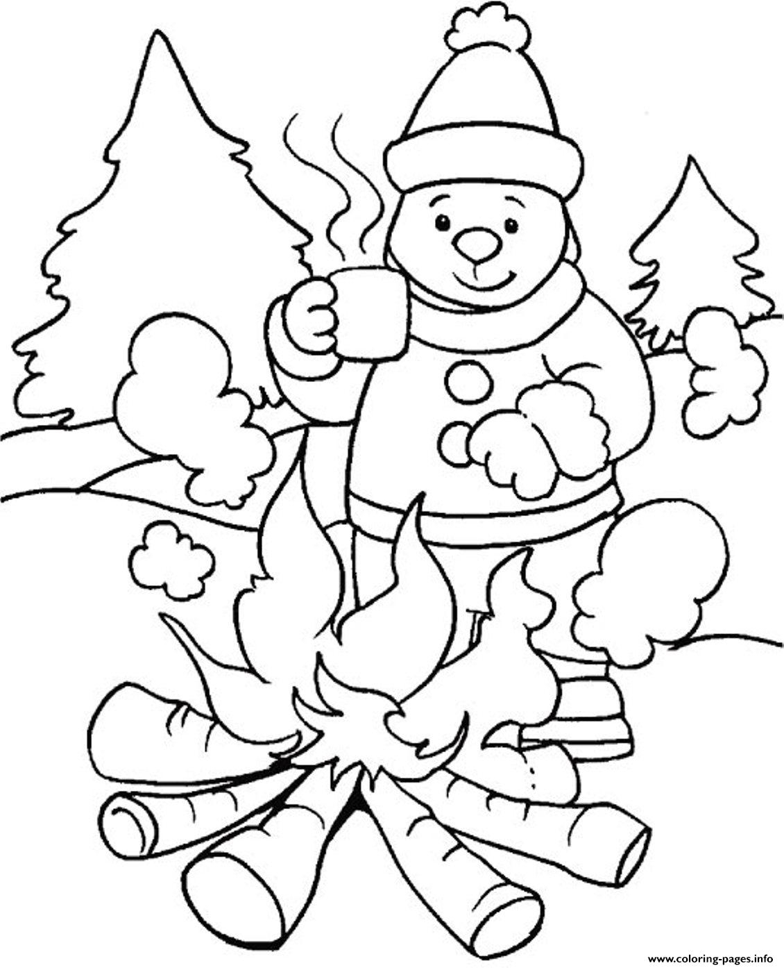 Winter Drawing Kids at Explore collection of