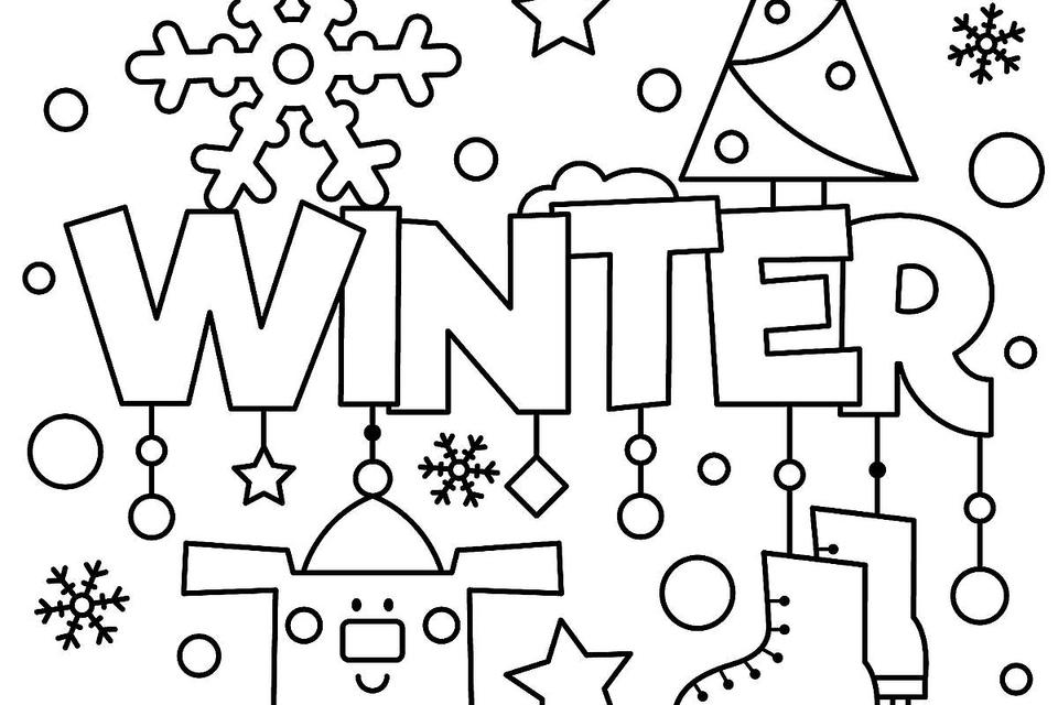 960x640 Winter Drawing Kids - Winter Drawing Kids