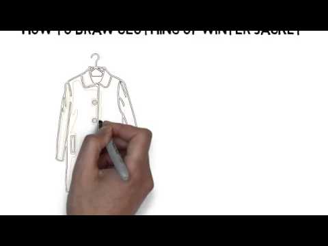 480x360 how to draw clothing of winter jacket - Winter Jacket Drawing