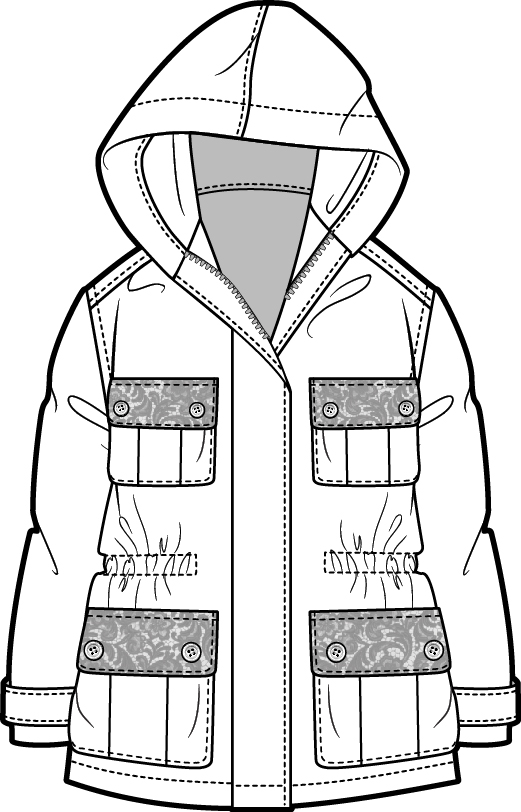 Winter Jacket Drawing at Explore collection of