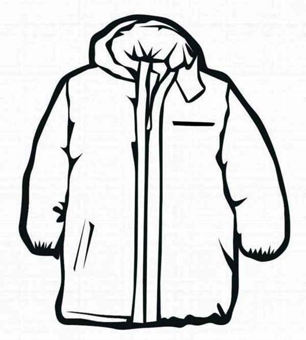 Winter Jacket Drawing at Explore collection of