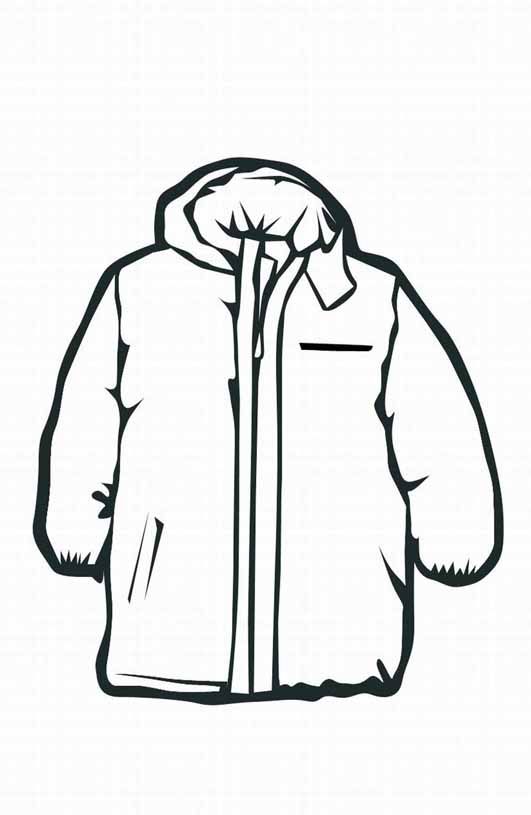 Winter Jacket Drawing at Explore collection of