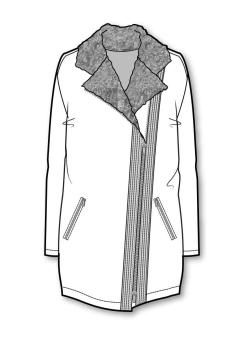 234x351 Best Coats And Jackets Line Drawings Images Fashion - Winter Jacket Drawing