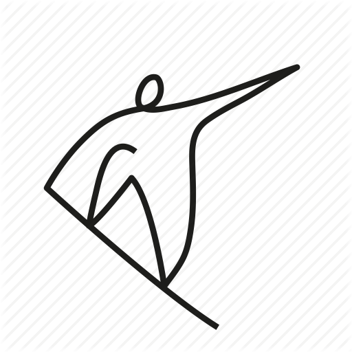 512x512 athlete, line drawing, olympic, snowboard, sports, winter olympic icon - Winter Line Drawing