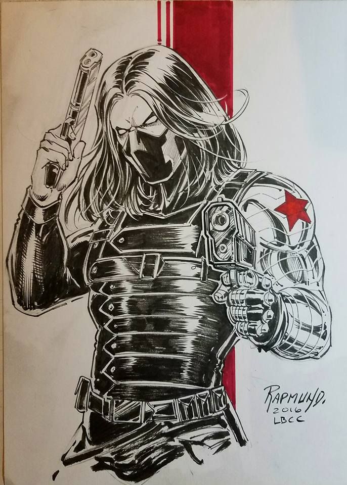 686x960 Winter Soldier - Winter Soldier Drawing
