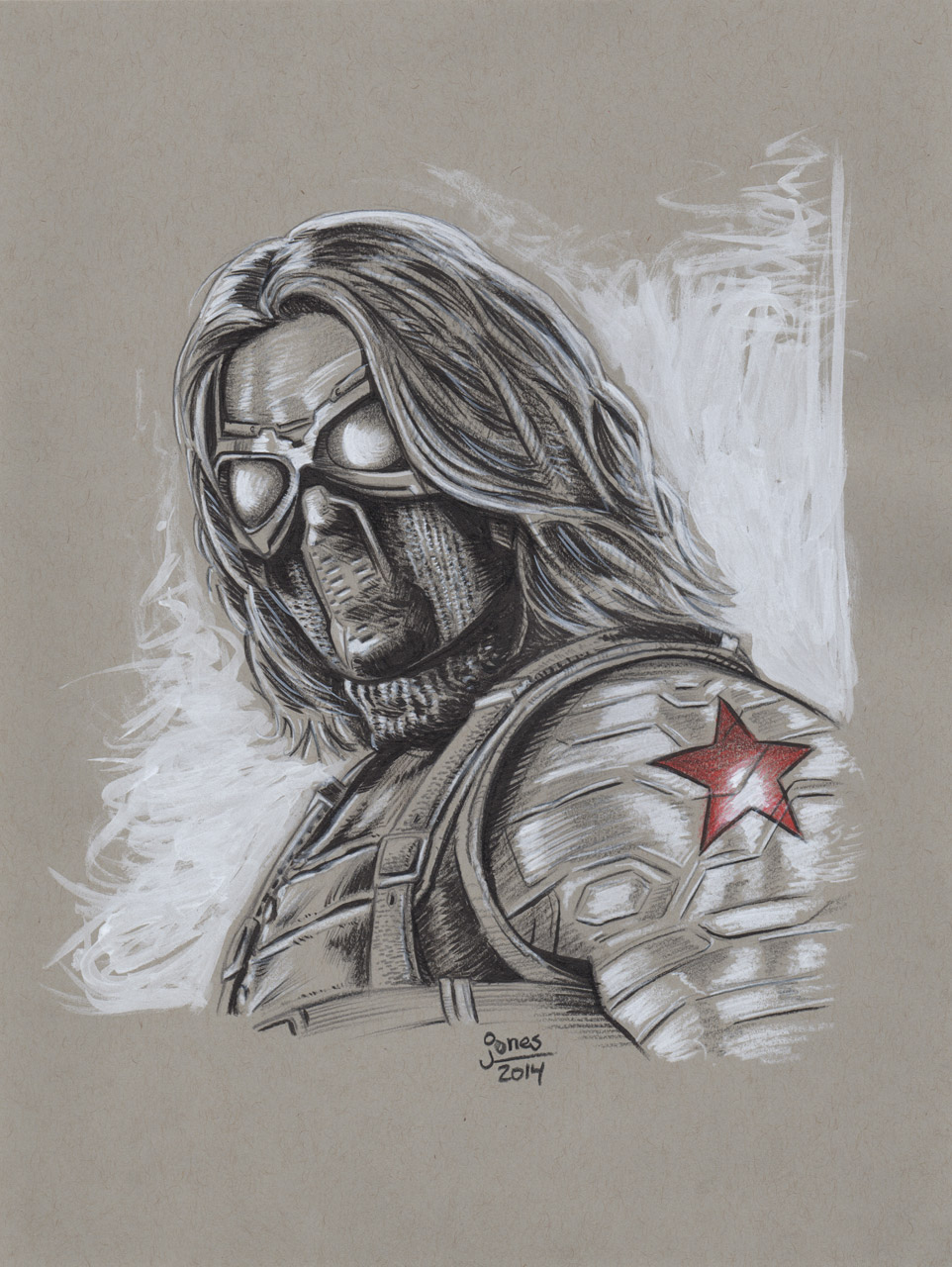 962x1280 The Winter Soldier On Behance - Winter Soldier Drawing