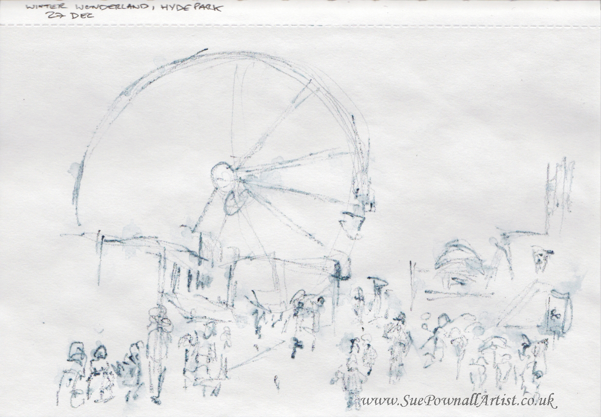 1228x852 urban sketchers london winter wonderland - Winter Wonderland Drawing