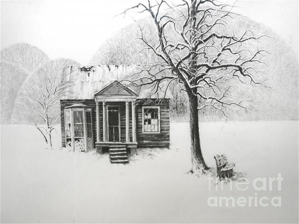 600x449 winter wonderland canvas print canvas art - Winter Wonderland Drawing