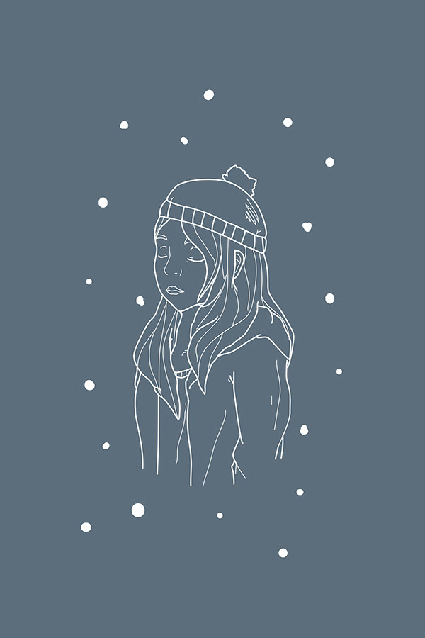 600x900 winter wonderland on student show - Winter Wonderland Drawing