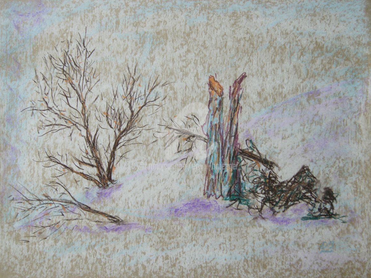 1200x898 winter wonderland drawing - Winter Wonderland Drawing