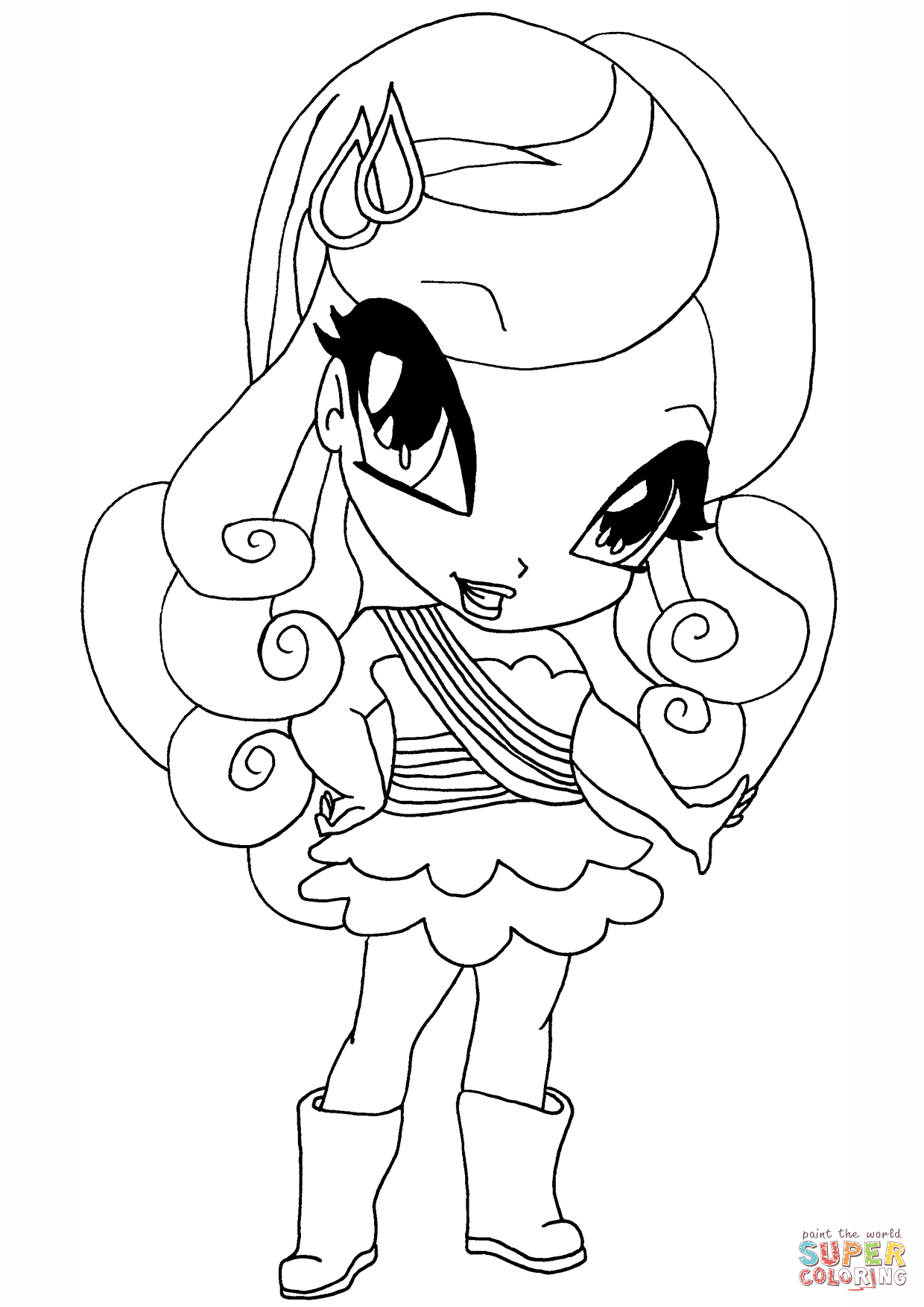 1240x1754 winx club flora drawing the coloring pages - Winx Club Flora Drawing