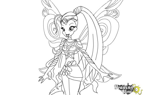 600x400 how to draw stella, fairy of the shining sun from winx - Winx Drawing