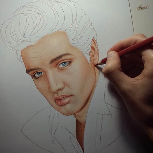 500x500 Drawing Illustration Fashion Music Vintage Design Fanart Draw - Wip Drawing