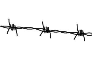300x200 how to draw barbed wire - Wire Fence Drawing