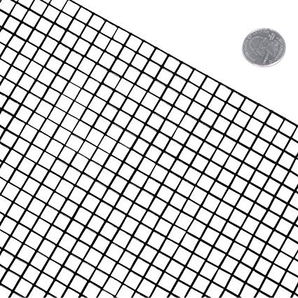 425x425 fencer wire gauge black vinyl coated welded wire mesh size - Wire Mesh Drawing