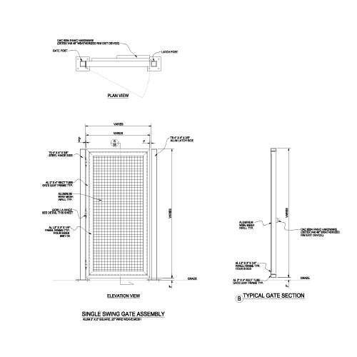 500x500 wire mesh cad drawings - Wire Mesh Drawing