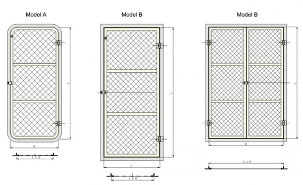 600x366 wire mesh door, buy marine door from china manufacturer - Wire Mesh Drawing