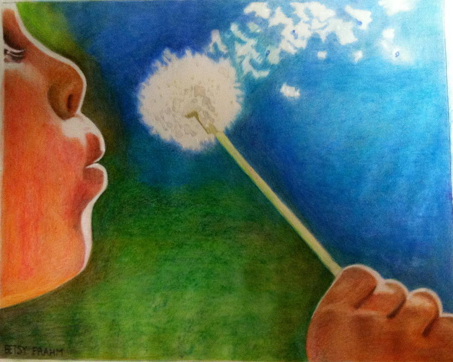 900x720 make a wish and blow drawing - Wish Drawing