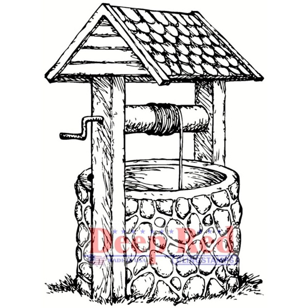 Wishing Well Drawing at PaintingValley.com | Explore collection of ...