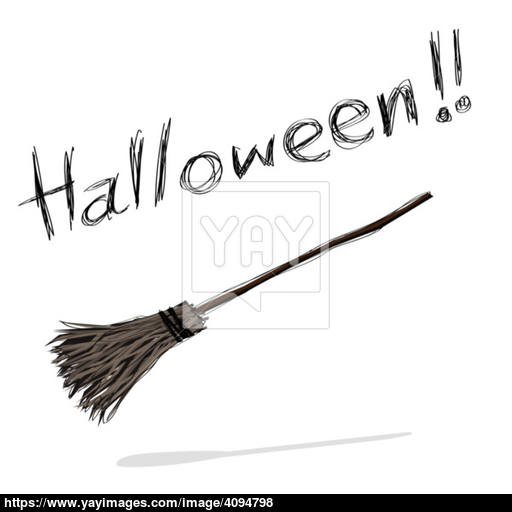 512x512 witch broom vector - Witch Broom Drawing