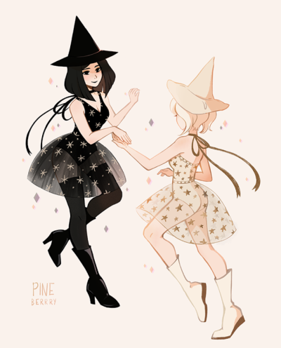 400x496 Witch Art Tumblr - Witch Drawing