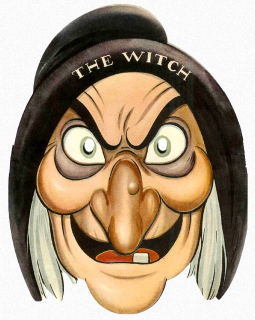 510x640 Halloween Witch Face Drawings - Witch Face Drawing